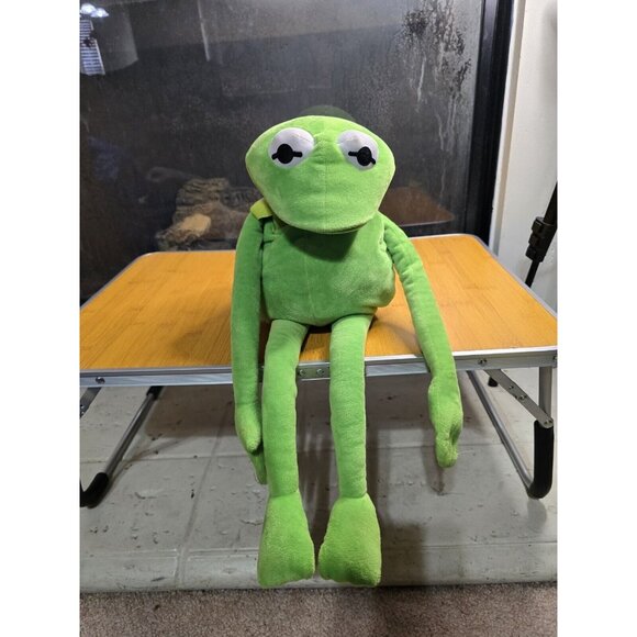 VTG. KERMIT THE FROG FULL BODY MUPPET PUPPET, 23 INCHES, MOVEABLE MOUTH - Picture 1 of 11